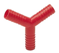 Y Anschlüsse aus Nylon schräg Y Anschlüsse aus Nylon schräg