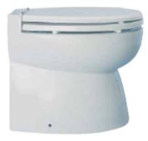 Elektrisches Einbau-WC aus weiem Porzellan