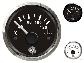 Wassertemperaturanzeige 40 bis 120 Grad