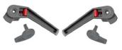 Hebel RX + LX mit Stehbolzen fr Luken LEWMAR Serie Medium Profile