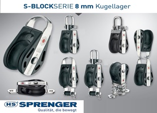 HS Sprenger 8mm S-Block Serie Kugellager HS Sprenger 8mm S-Block Serie Kugellager