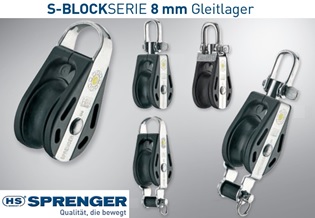 HS Sprenger 8mm S-Block Serie Gleitlager HS Sprenger 8mm S-Block Serie Gleitlager