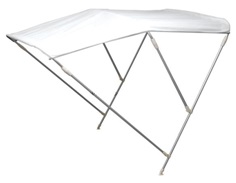 Faltverdeck mit 3 Bögen ALU 22 mm Farbe weiß Höhe 145cm Faltverdeck mit 3 Bögen ALU 22 mm Farbe weiß Höhe 145cm