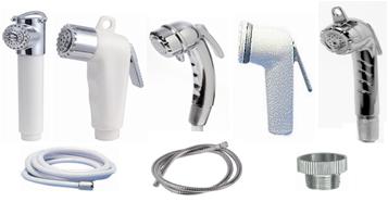 Ersatzduschschlauch Ersatzduschkopf und Adapter