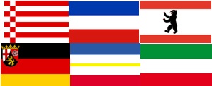 Bundesländerflaggen 200x300mm Bundesländerflaggen 200x300mm