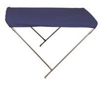 Faltverdeck Modell Light mit 2 Bgen ALU 20mm Hhe 110cm blau