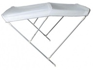 Faltverdeck Modell ARCHI mit 3 Bögen ALU 22mm Höhe 115cm weiss Faltverdeck Modell ARCHI mit 3 Bögen ALU 22mm Höhe 115cm weiss