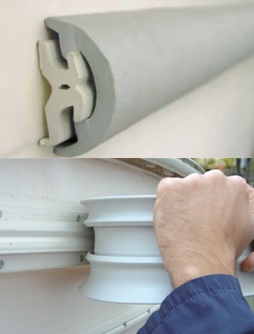 RADIAL Stoßkanten Profil aus PVC 80mm RADIAL Stoßkanten Profil aus PVC 80mm