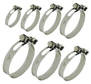 Heavy Duty Schlauchschellen mit massiver Schraube Heavy Duty Schlauchschellen mit massiver Schraube