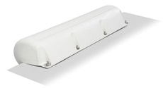 Aufblasbarer weier PVC Fender fr Bootsstege