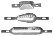 Anoden für die Bolzenmontage Aluminium Anoden für die Bolzenmontage Aluminium