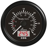 GPS Tachometer WEMA Serie Black White GPS Tachometer WEMA Serie Black White