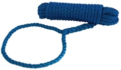 Festmacherleine mit Auge Farbe Blau Festmacherleine mit Auge Farbe Blau