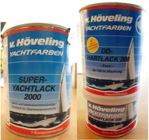 Boots - Lack 1 und 2 Kompenenten