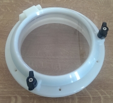 Bullauge aus Nylon Außenmaß 270mm Farbe weiß Bullauge aus Nylon Außenmaß 270mm Farbe weiß