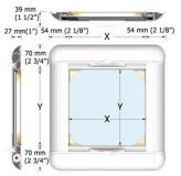 Roller Verdunkelungsrollo und Fliegengitter OCEANAIR X 514mm