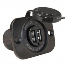 2-fach USB Lade-Steckdose