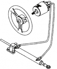 Teleflex Inborder Steuerung SYSTEM-4 - 82Kgm 4,25 Steuerradumdrehungen