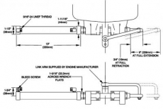 Steuersystem Teleflex Sea Star Seitenmontage FR 1 MOTOREN