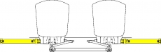 Steuersystem Teleflex Sea Star Seitenmontage FR 2 MOTOREN