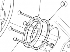 Round Bezel fr HA5478 Aufbau- Steuerpumpen Modell 2009
