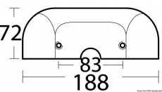 Plattenanode fr Heckantrieb Alpha One Magnesium