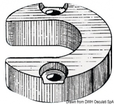 Anode fr Motorfu Mercruiser Alpha Original-Artikelnr. 806189A Magnesium