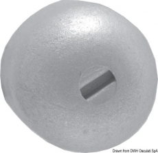 Anode fr Befestigungsbolzen fr Heckantriebe Gewinde 1/2&quote; UNC (120/160 PS) Fe ALPHA/BRAVO Aluminium