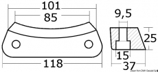 Anode Volvo DPR - DPH Aluminium