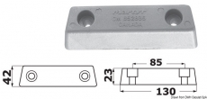 Fuanode fr Duo Prop Original-Artikelnr. 852835-8 Aluminium