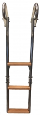 NIRO Badeleiter mit 3 Holzstufen BBN42