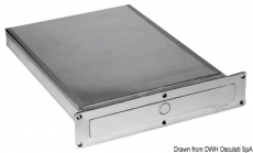 Teleskop-Badeleiter mit Box AISI 316 BBN011 Stufen 3 Typ mit Schnappverschluss