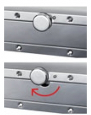 Teleskop-Badeleiter mit Box AISI 316 BBN011 Stufen 3 Typ mit Handverschluss