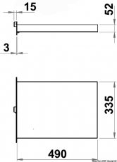 Teleskop-Badeleiter mit Box AISI 316 BBN011 Stufen 3 Typ mit Handverschluss