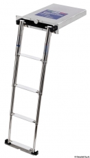 Teleskop-Badeleiter mit Box AISI 316 BBN011 Stufen 4 Typ mit Handverschluss