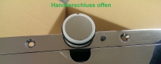 Teleskop-Badeleiter mit Box AISI 316 BBN011 Stufen 4 Typ mit Handverschluss