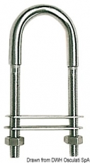 U Bolzen Länge 135mm Platte 70x20mm U Bolzen Länge 135mm Platte 70x20mm