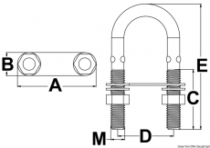 U Bolzen L�nge 150mm M12