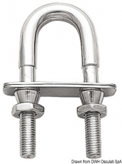 U-Bolzen aus Edelstahl D1 M10 U-Bolzen aus Edelstahl D1 M10