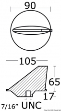Kurze Finnanode Magnesium