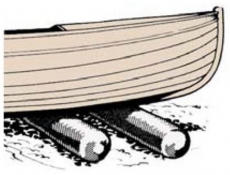Auftriebskrper, Bootsrolle ROLL Super BOATS 600kg Lnge 125cm