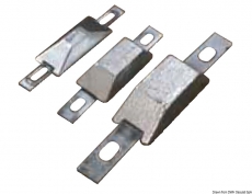 Rechteckige Anoden Zink 125x46x23mm 0,50kg Zink