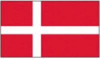 Lnderflaggen Schifffahrt Flagge Dnemark Mae 400 x 600mm