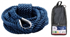 Gespleite Festmacherleinen blau Kausche Edelstahl Leine 14mm