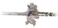 Ankerleine aus Polyestergeflecht Durchmesser 12mm Lnge 30m