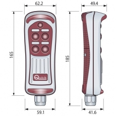 Ankerwinden Quick Fernbedienung HRC ohne Display Anzahl Kanle 4 ohne Licht