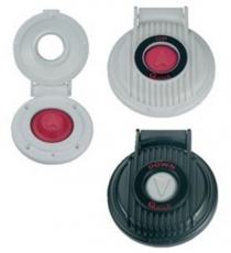 Quick Fuschalter Farbe Gehuse wei Farbe Knopf rot