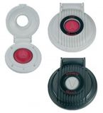 Quick Fuschalter Farbe Gehuse wei Farbe Knopf rot