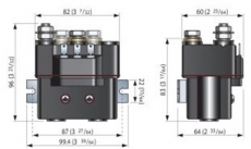Ankerrelais Quick Relaisbox T6315 Relaisbox Schaltleistung 3000W Spannung 24V