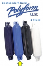 4 x Polyform Fender Typ G 6 blau
